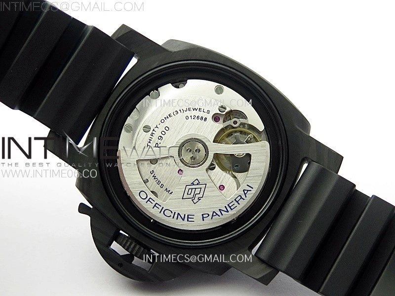 PAM2231 Carbotech 42mm VSF Best Edition Black Dial on Black Rubber Strap P.900 Super Clone